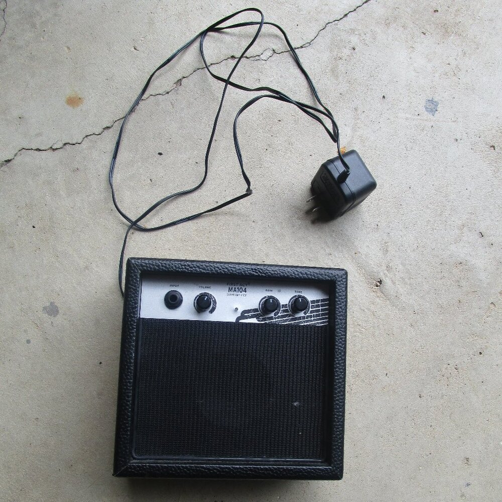 First Act's compact guitar practice amplifier sports a cool, rugged, retro desig